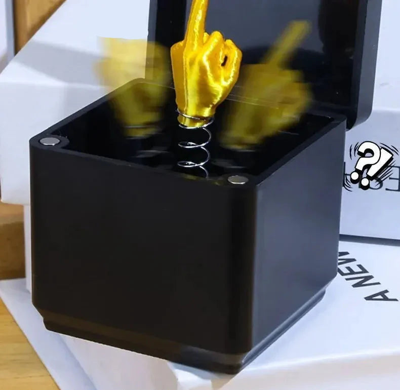 Middle Finger Prank Gift Box - Surprise Pop-Up Gag Gift