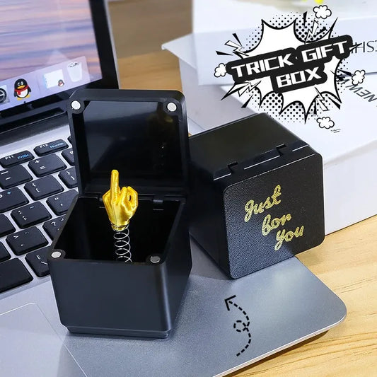 Middle Finger Prank Gift Box - Surprise Pop-Up Gag Gift