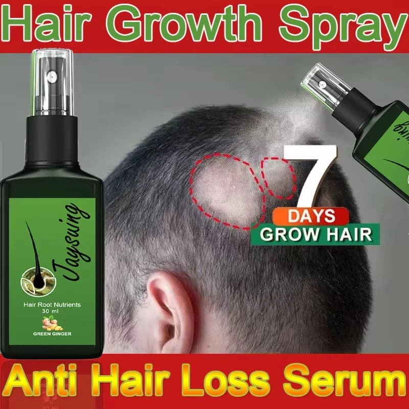 Fast Hair Growth Serum Spray | Anti Hair Loss & Baldness Treatment for Men & Women