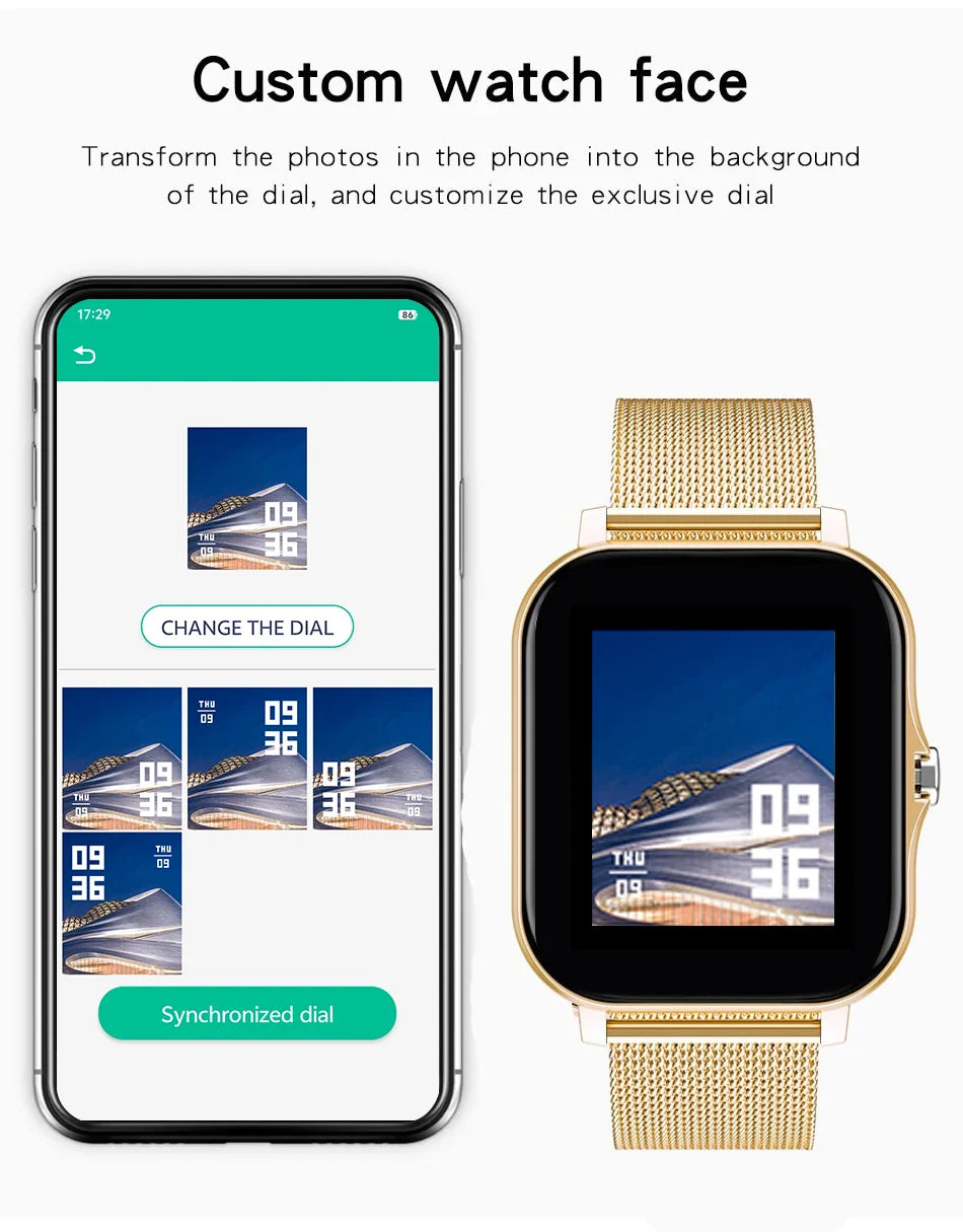 2025 Bluetooth Smartwatch – HD Screen & Health Monitoring