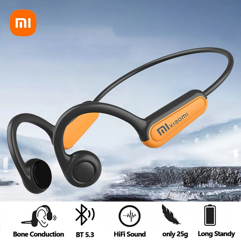 Xiaomi Mijia Bone Conduction Bluetooth 5.3 Sports Earphones – Wireless, Waterproof, Ear-Hook Design