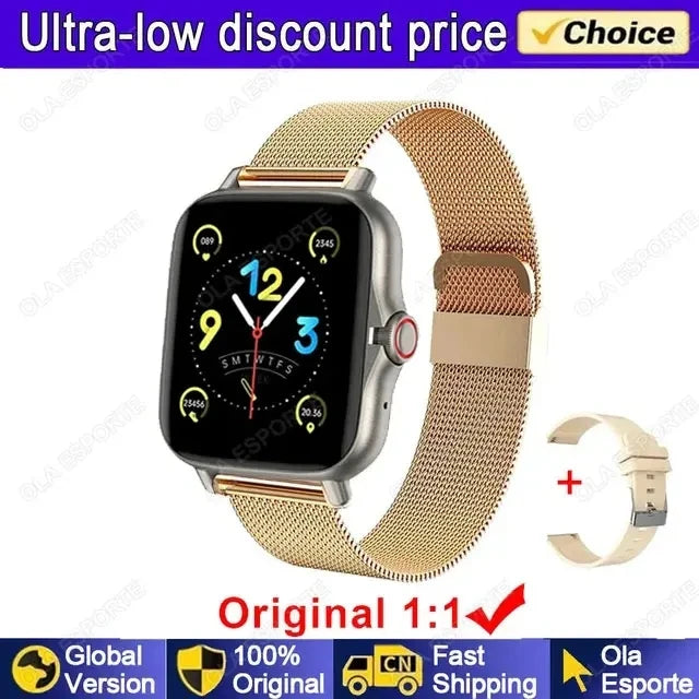 2025 Bluetooth Smartwatch – HD Screen & Health Monitoring