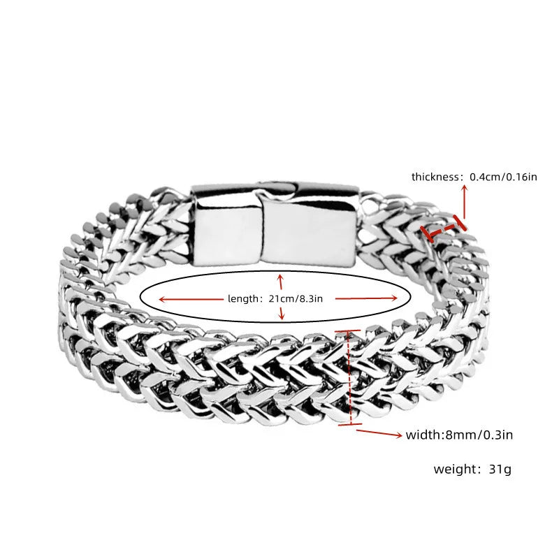 Braided Fish Scale Bracelet