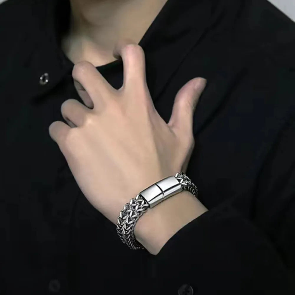 Braided Fish Scale Bracelet