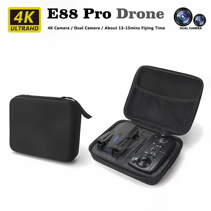 4K Dual Camera WiFi FPV Drone – HD Wide Angle Quadcopter