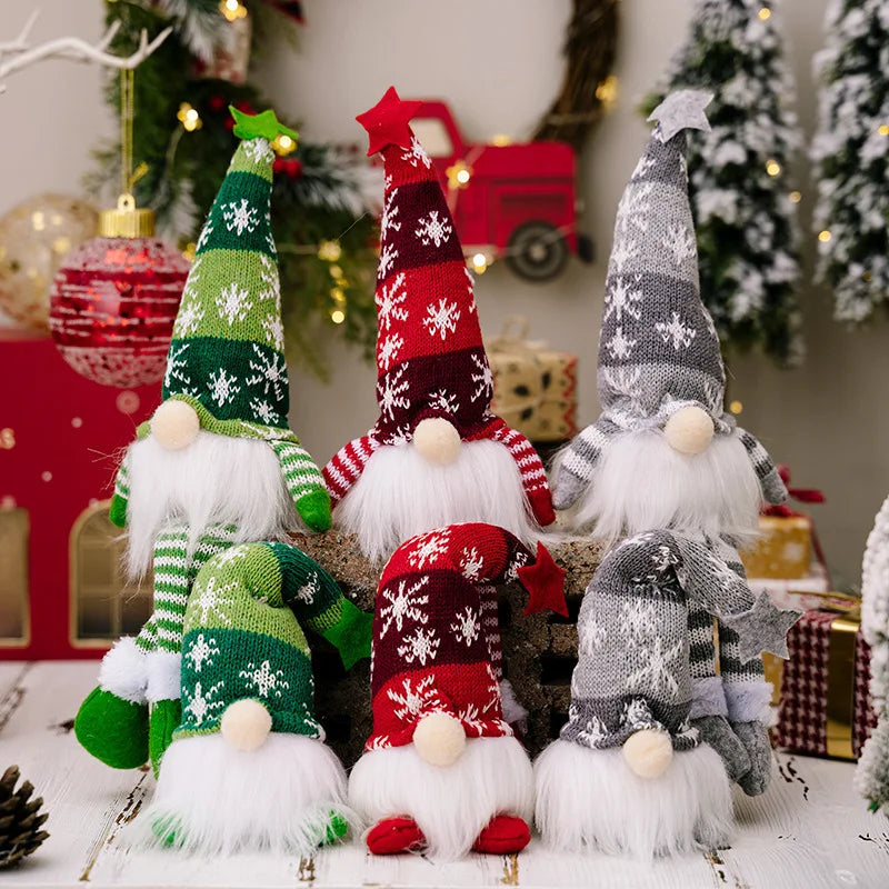 LED Christmas Gnome – Cozy Faceless Elf Decor