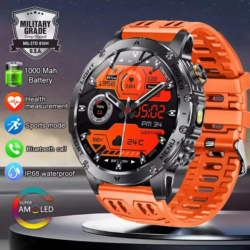 T-Rex 3 Military Smartwatch – 1000mAh, AMOLED, GPS, Waterproof