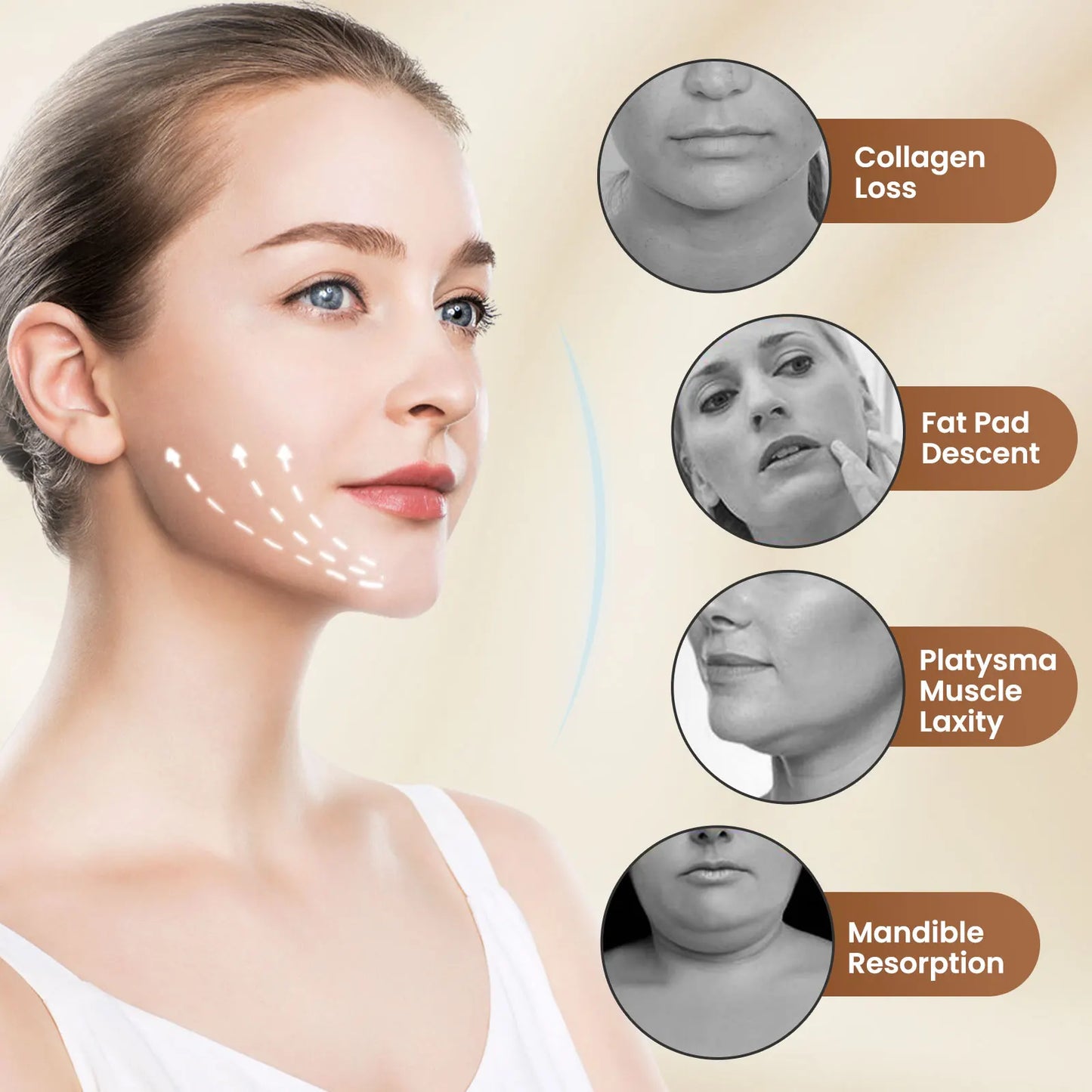 EMS V-Face Lifting Device – Microcurrent Facial Firming Massager